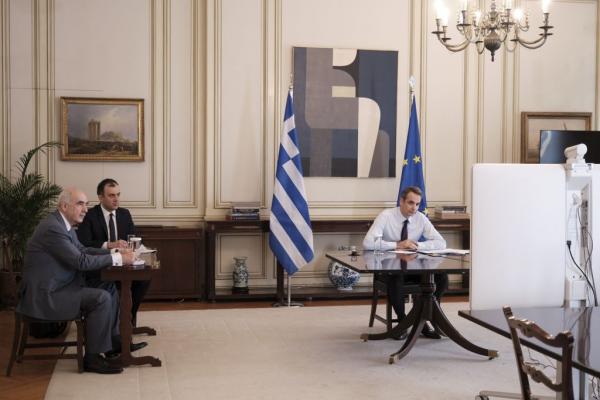 Τηλεδιάσκεψη Μητσοτάκη με ΕΛΚ για τα Δυτικά Βαλκάνια