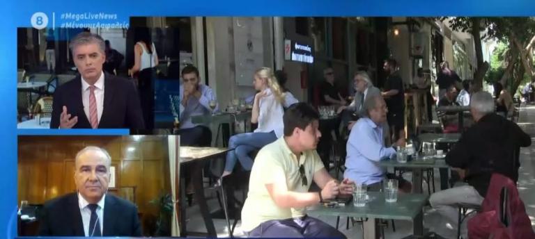 Παπαθανάσης στο MEGA: Σε δύο εβδομάδες οι αποφάσεις για τους εσωτερικούς χώρους στην εστίαση