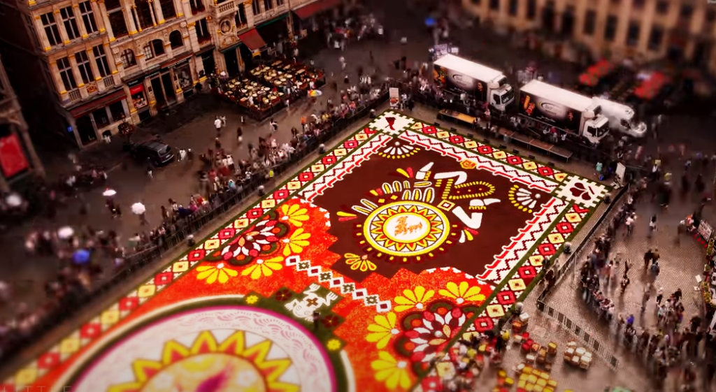 Ο θρυλικός «Τάπητας Λουλουδιών» σε ένα μοναδικό time-lapse βίντεο