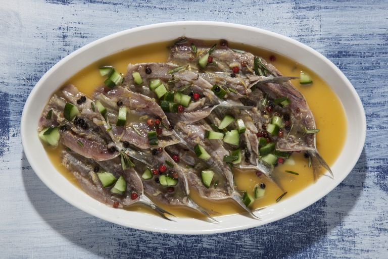 Σαρδέλες μαρινάτες