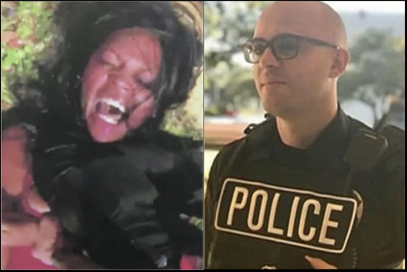 ΗΠΑ: Κι άλλο περιστατικό βίας – Αστυνομικός πατάει Αφροαμερικανίδα στον λαιμό