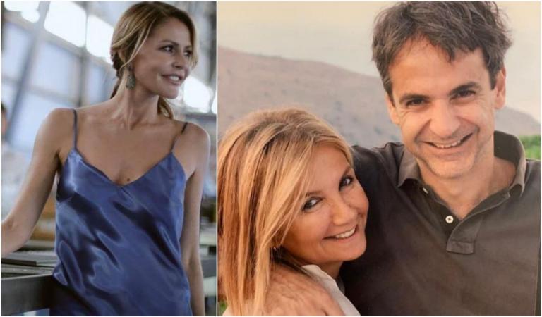 Μπαλατσινού – Μαρέβα Μητσοτάκη: Ποζάρουν με φόντο το ηλιοβασίλεμα της Σαντορίνης