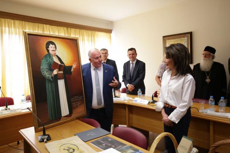 Η Επιτροπή του «Ελλάδα 2021» στο Βελεστίνο, γενέτειρα του Ρήγα Φεραίου