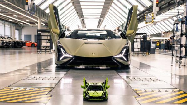 H Lamborghini Sian γίνεται το πιο περίπλοκο τετράτροχο Lego