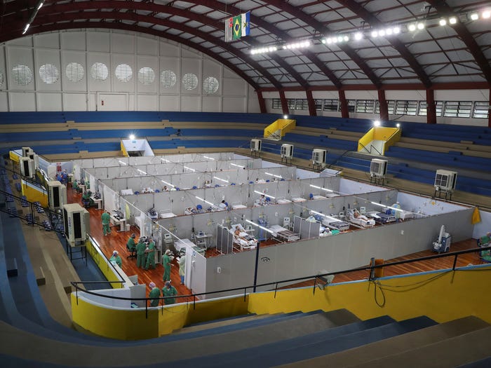 Βραζιλία – κοροναϊός : 612 νέοι θάνατοι και 17.110 κρούσματα το τελευταίο 24ωρο