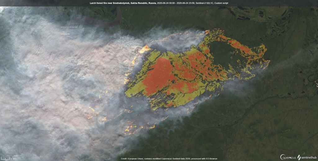«Καμπανάκι» για κλιματική αλλαγή: Πυρκαγιά για πρώτη φορά στον πολικό κύκλο της Σιβηρίας