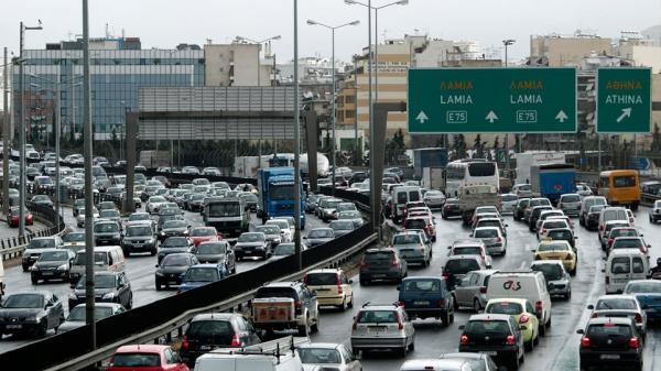 Κίνηση : Μποτιλιάρισμα στον Κηφισό λόγω τροχαίου