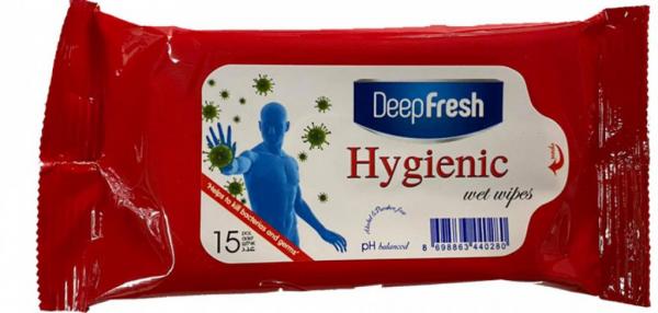 Την απαγόρευση διακίνησης και διάθεσης του προϊόντος Deep fresh HYGIENIC wet wipes (κόκκινη συσκευασία), αποφάσισε ο Εθνικός Οργανισμός Φαρμάκων (ΕΟΦ).