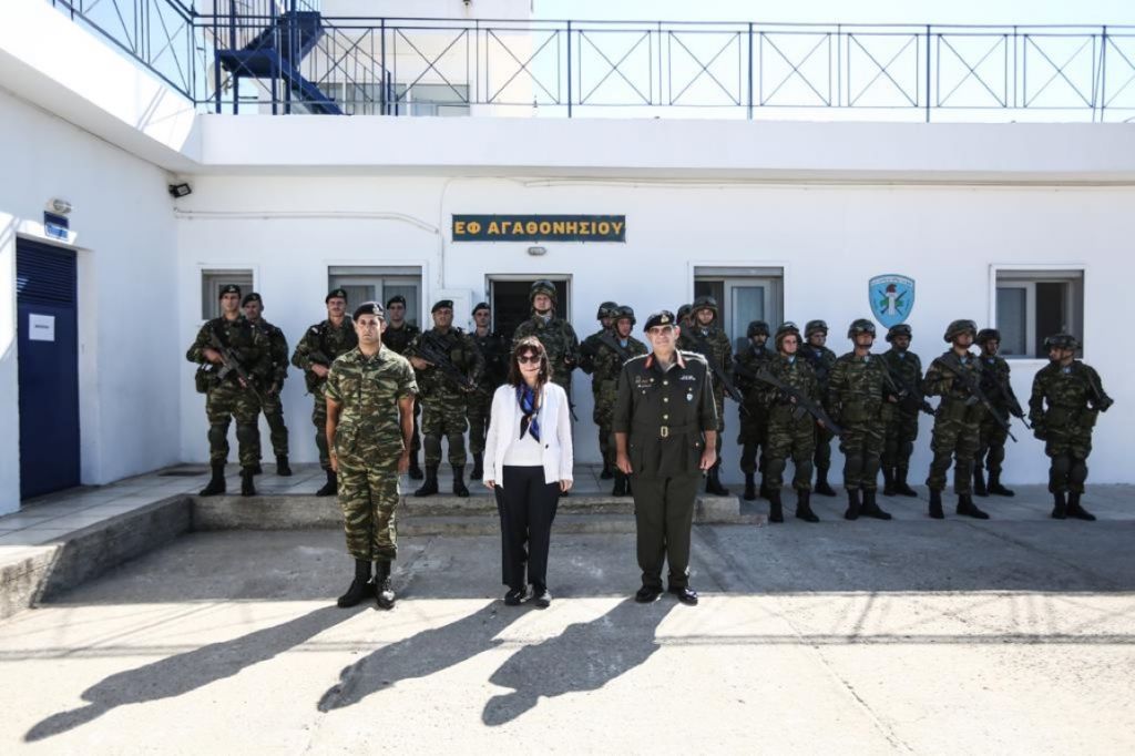 Προκαλούν τα τουρκικά ΜΜΕ για την επίσκεψη Σακελλαροπούλου στο Αγαθονήσι: «Βρέθηκε σε τουρκικό έδαφος»
