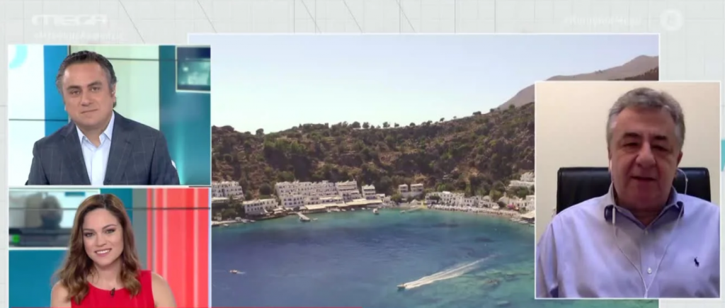 Στ. Αρναουτάκης στο MEGA: Η Κρήτη ασφαλής τουριστικός προορισμός