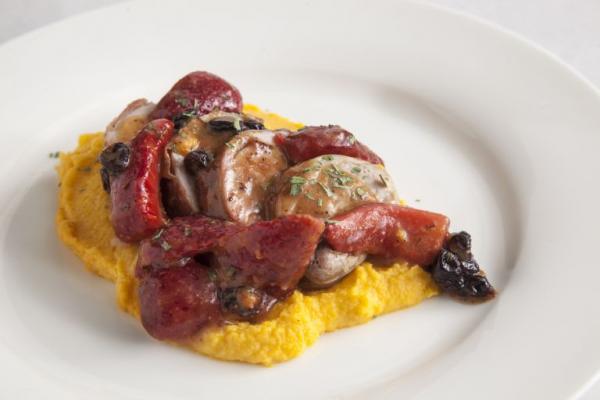 Ψαρονέφρι με πουρέ καρότου και εξαίσια σάλτσα