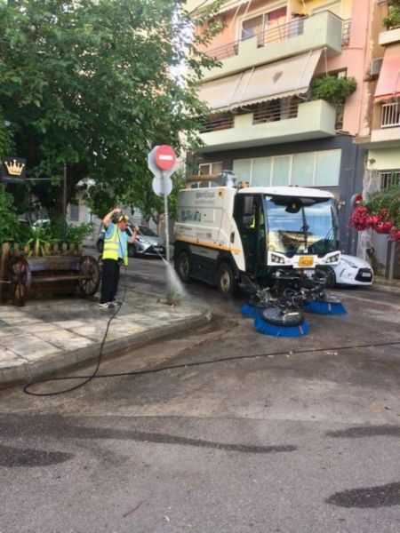 Κυριακάτικη δράση καθαριότητας του Δήμου Αθηναίων στα Σεπόλια