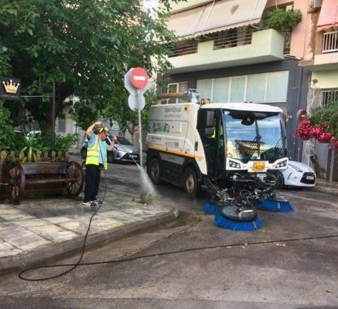 Κυριακάτικη δράση καθαριότητας του Δήμου Αθηναίων στα Σεπόλια