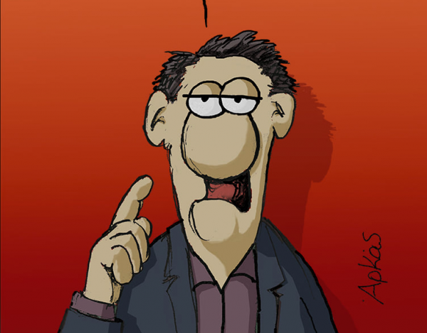 Επικό σκίτσο του Αρκά για τον κοροναϊό και… τη βλακεία