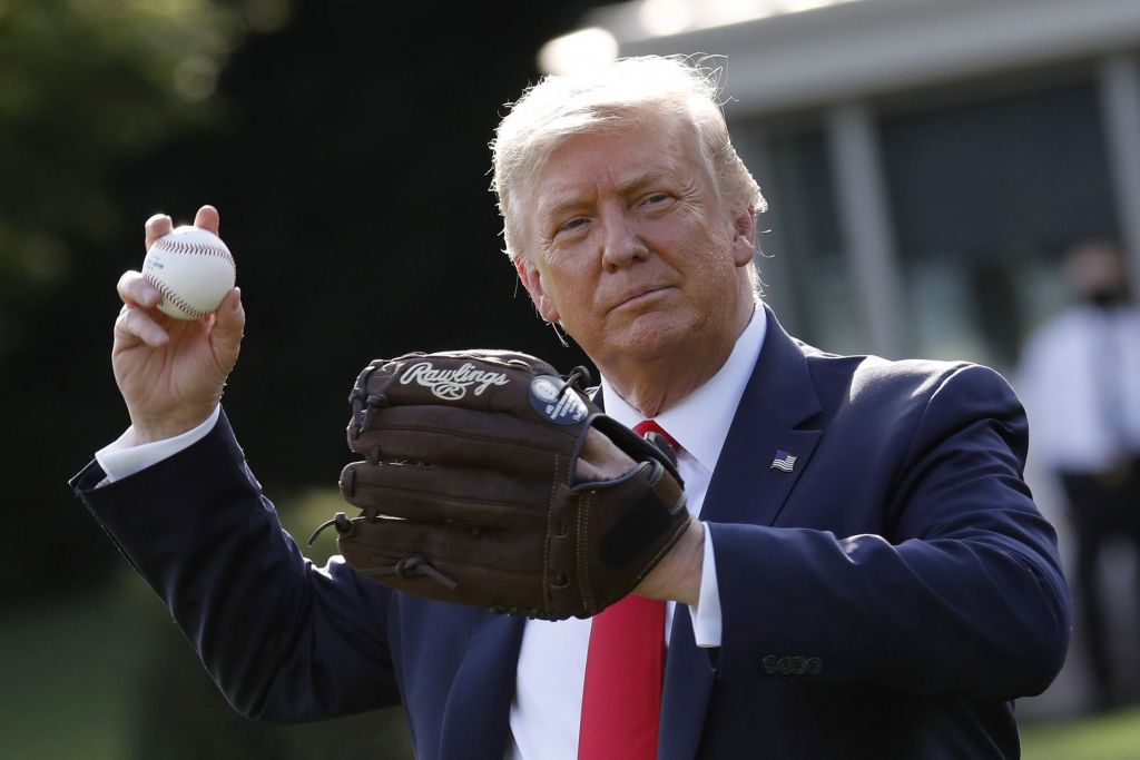 Baseball - Trump says he won't throw out first pitch after all
