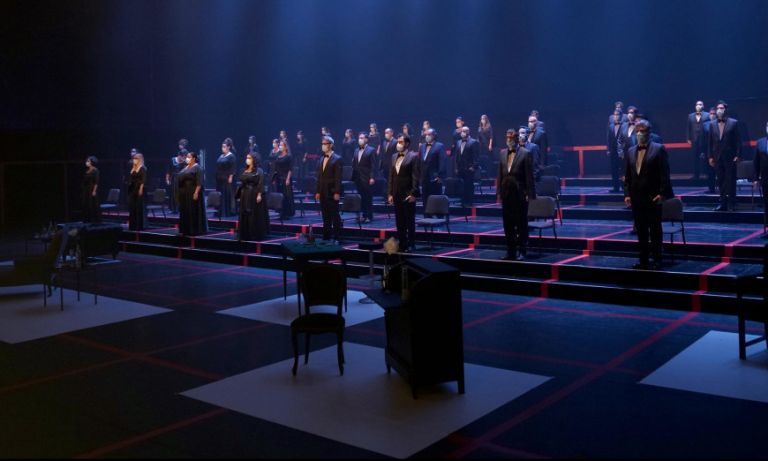 Ανοίγει η όπερα της Μαδρίτης – «Τραβιάτα» με μάσκες και πλέξιγκλας