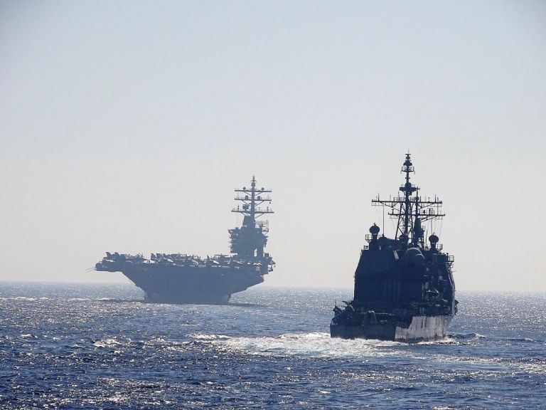 Εντυπωσιακές φωτογραφίες από την άσκηση «Αϊζενχάουερ» με δυνάμεις του Πολεμικού Ναυτικού