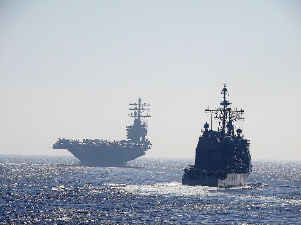 Εντυπωσιακές φωτογραφίες από την άσκηση «Αϊζενχάουερ» με δυνάμεις του Πολεμικού Ναυτικού