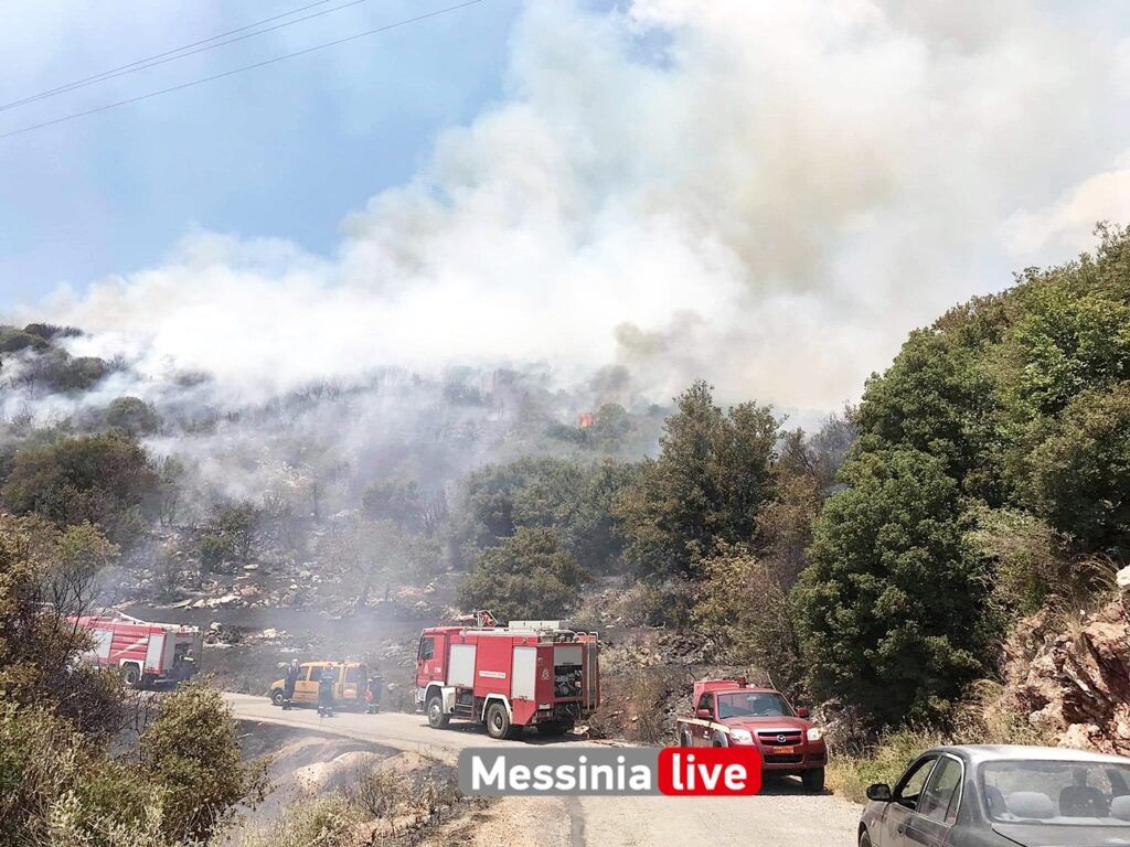 Συναγερμός στην Πυροσβεστική: Εκκενώθηκε οικισμός στη Μεσσηνία – Φωτιά και στο Ρέθυμνο
