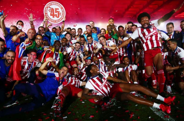 Γιόρτασε το 45ο πρωτάθλημα ο Ολυμπιακός