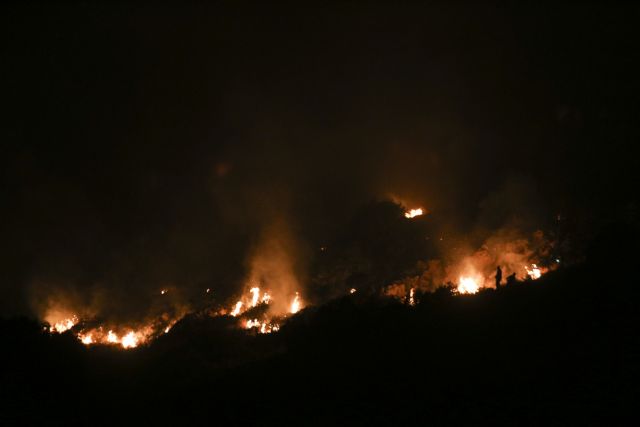 Μία σύλληψη για τη φωτιά στο Πέραμα - Ολονύχτια μάχη με τις φλόγες