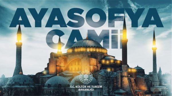 Δεν έχασαν χρόνο: Η Αγιά Σοφιά ως τζαμί σε αφίσα του υπ. Τουρισμού της Τουρκίας