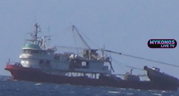 Μύκονος : Νέο τουρκικό αλιευτικό ψαρεύει ανοιχτά της περιοχής