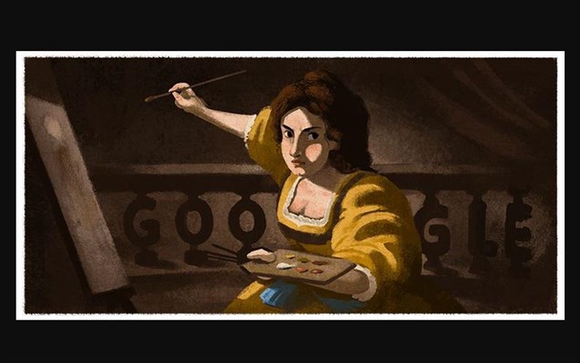 Αρτεμίζια Τζεντιλέσκι : H Google τιμά με doodle την Ιταλίδα ζωγράφο