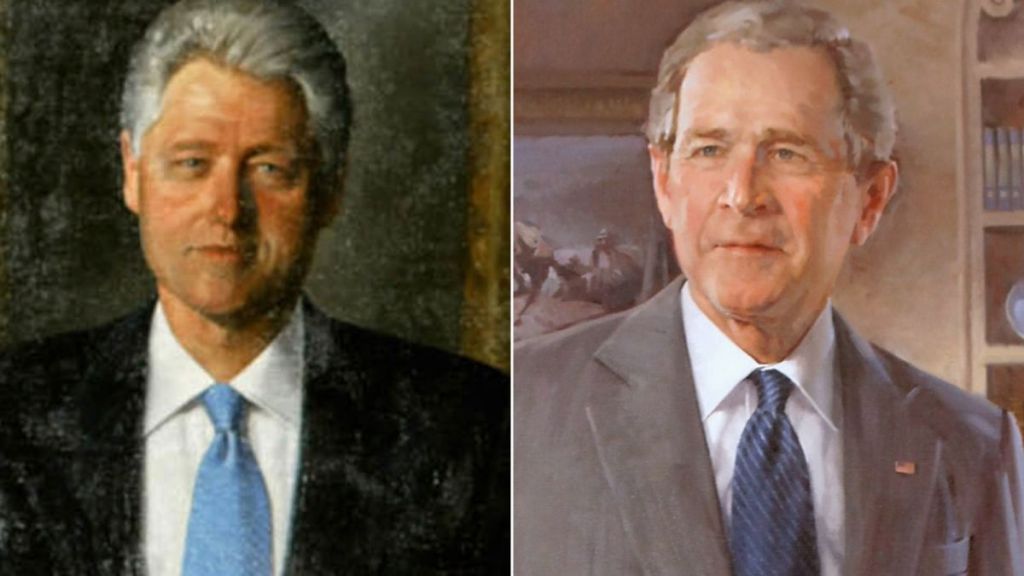Ο Τραμπ ξήλωσε… τα πορτρέτα των Κλίντον και Μπους από τον Λευκό Οίκο