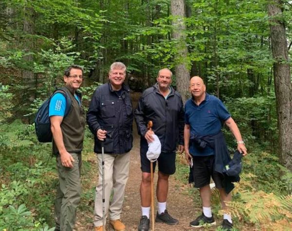 Στον Ολυμπο για πεζοπορία ο Κώστας Καραμανλής