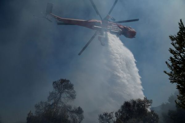 Σε ύφεση η φωτιά στην Ηλεία – Φόβοι για σχέδιο εμπρηστών