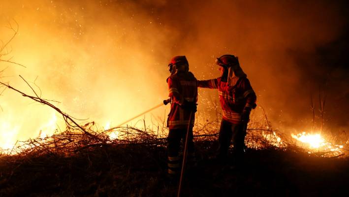 Πορτογαλία : Πυροσβέστης σκοτώθηκε σε τροχαίο κατά την κατάσβεση δασικής πυρκαγιάς