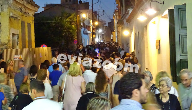 Χαλκίδα: Συνωστισμός και χωρίς μέτρα προστασίας στον εορτασμό της Αγίας Παρασκευής