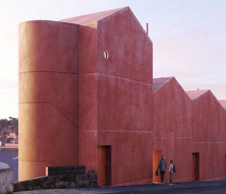 Πρωτοποριακό μπλοκ κατοικιών σε κόκκινη απόχρωση αναμένεται στο Πόρτο