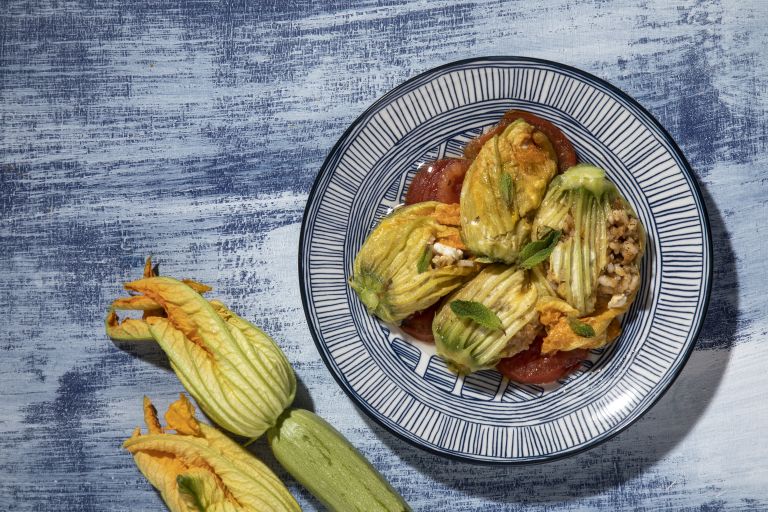 Κολοκυθανθοί γεμιστοί