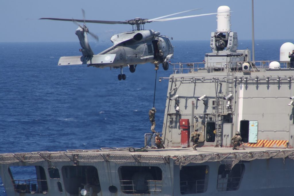 Αεροναυτική άσκηση των Ενόπλων Δυνάμεων στην ανατολική Μεσόγειο