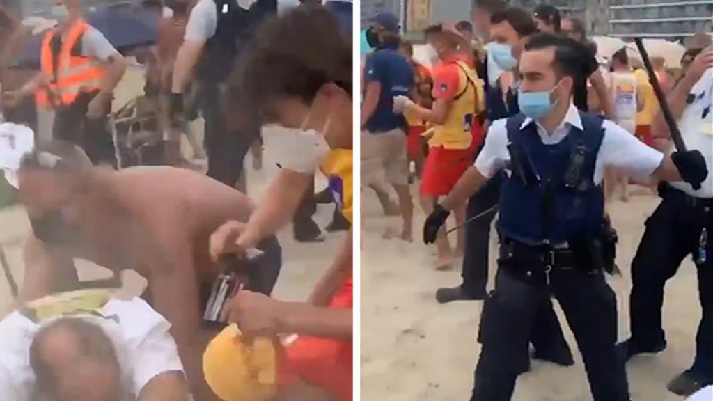 Βέλγιο: Άγριο ξύλο μεταξύ λουόμενων και αστυνομικών για τα μέτρα