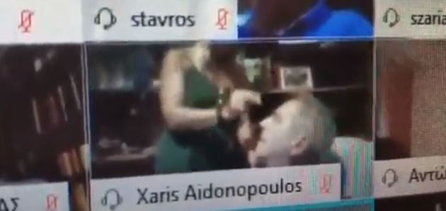 Το ξεμάτιασμα που έγινε viral: Ο κ. Αηδονόπουλος και η γραμματέας του στο MEGA