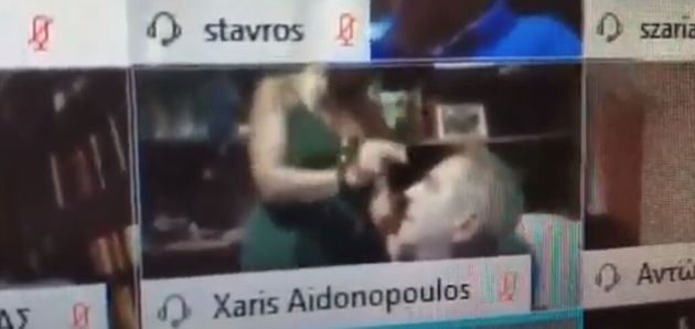 Το ξεμάτιασμα που έγινε viral: Ο κ. Αηδονόπουλος και η γραμματέας του στο MEGA