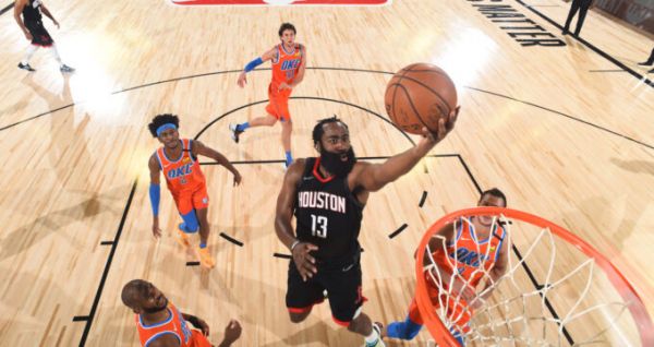 NBA: Πάρτι των Ρόκετς επί των Θάντερ με MVP τον Χάρντεν