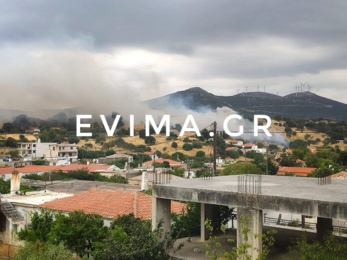 Μετά τις πλημμύρες φωτιά στην Εύβοια: Συναγερμός στον οικισμό Ζαράκων