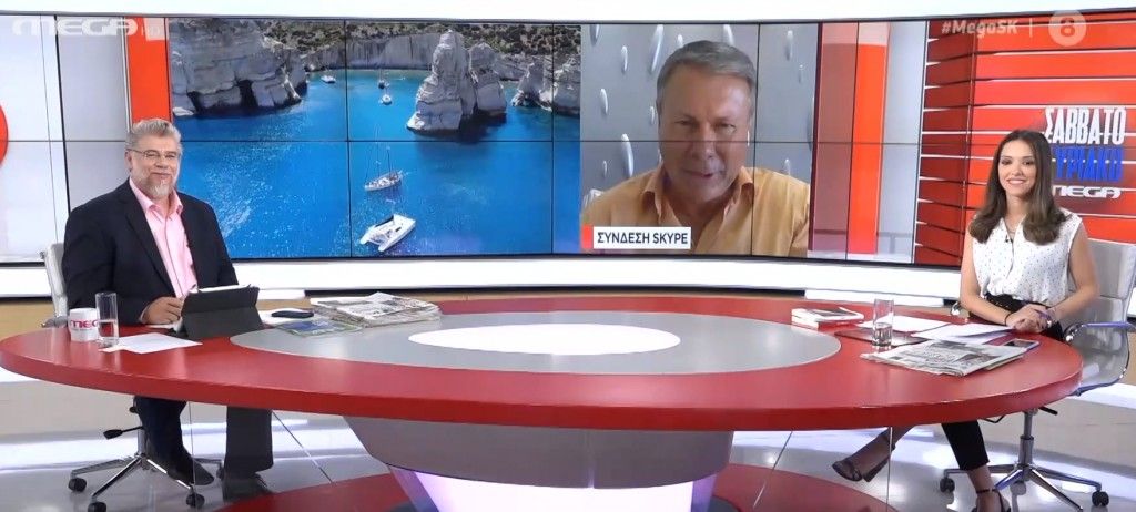 Βλατάκης στο MEGA: Έχει ανοίξει περίπου το 60% των ξενοδοχείων στην Κρήτη