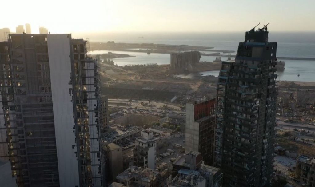 Βηρυτός : Drone καταγράφει το μέγεθος της καταστροφής