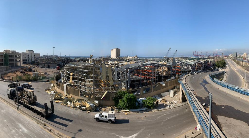 Φωτογραφίες που τράβηξε ο υφυπουργός Κώστας Φραγκογιάννης στην κατεστραμμένη Βηρυτό