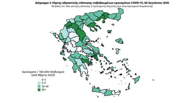 Κορονοϊός: 153 νέα κρούσματα στην Ελλάδα – Κανένας νέος θάνατος 13