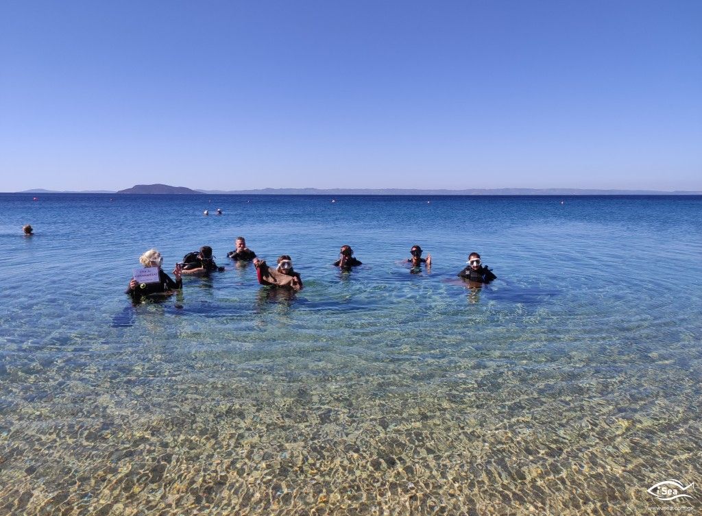 Θεσσαλονίκη:Υποβρύχιος καθαρισμός στη Λαγόμανδρα Χαλκιδικής