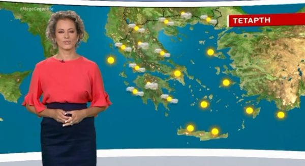Ηλιόλουστος ο καιρός όλη την εβδομάδα – Η πρόγνωση της Χρ. Ρήγου
