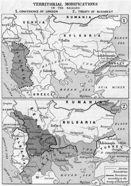 10/8/1913 : Η Συνθήκη Ειρήνης του Βουκουρεστίου