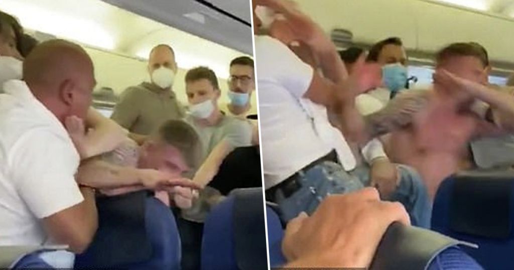 Κοροναϊός : Πιάστηκαν στα χέρια σε αεροπλάνο επειδή αρνούνταν να φορέσουν μάσκα