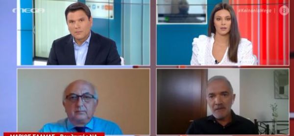 Σαλμάς και Αμανατίδης «ξιφουλκούν» στο MEGA για ελληνοτουρκικά και κοροναϊό